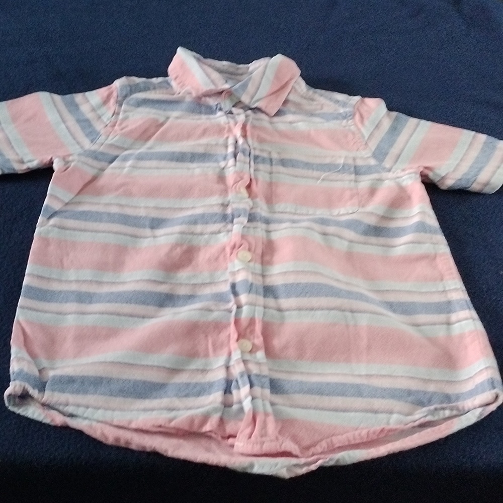 Boys button down short sleeve shirt